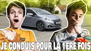 Miniature : JE CONDUIS UNE VOITURE POUR LA PREMIERE FOIS DE MA VIE !!!😱( le pilote en sueur )
