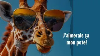 Miniature : Girafe de rue. Pour un langage plus fluide et vivant, qui parle à chacun.