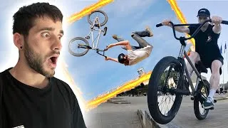 Miniature : JE M'ENTRAINE AVEC DES PRO RIDER BMX AU FISE 2022 ! (et j'assiste à une chute quasi mortel)