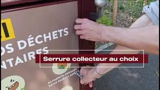 Miniature : Gaïabox 240 :  abri-bac biodéchets d'Axibio