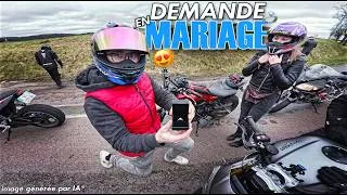 Miniature : 20 MOTARDS PRÉSENTS POUR SA DEMANDE EN MARIAGE ! 😍