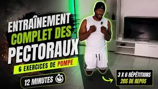 Miniature : 💪 Entraînement complet des pectoraux avec des pompes (12 min)