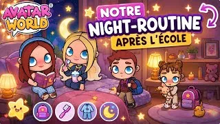 Miniature : Notre night-routine après l’école 📚🌆