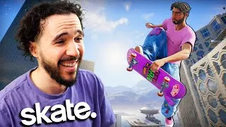 Miniature : ON RÉAGIT À DES CLIPS SKATE avec un SKATEUR PRO ! (Face First #1)