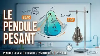 Miniature : 2BAC BIOF /Tout sur le pendule pesant :Résolution et schémas faciles.