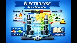 Miniature : À la cathode, un gaz inflammable ; à l’anode, un gaz irritant… découvrons-les ensemble !