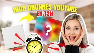 Miniature : Comment atteindre vos premiers 1000 abonnés en 72h