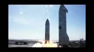Miniature : SpaceX SN9 (Starship) Prototype Explodes! #Crash