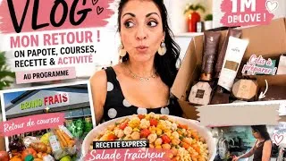 Miniature : ✨ Mon grand retour sur YouTube ! Courses Recette fraiche & ultra simple