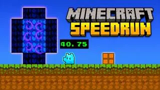 Miniature : You Can Speedrun Minecraft in Geometry Dash?!