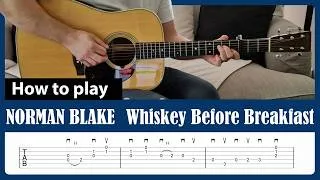 Miniature : How to play "Whiskey Before Breakfast" - Norman Blake - Guitar Lesson with Tab