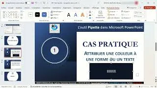 Miniature : Mise en forme (couleur) dans PowerPoint : L'outil Pipette.