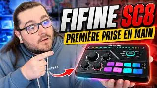 Miniature : Unboxing FIFINE SC8 : première utilisation du mixer audio gaming pour stream et micro XLR