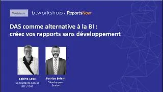 Miniature : DAS comme alternative à la BI : créez vos rapports sans développement avec Reports Now | Webinar