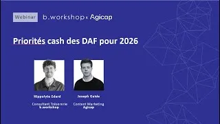 Miniature : Priorités cash des DAF pour 2026 avec Agicap | webinar