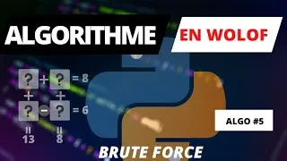 Miniature : Algo #5 Python | Brute Force | BabaScience SN.