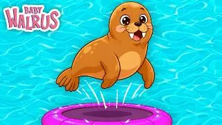 Miniature : 🤸 Sauter Sauter ! Chanson de Mouvement pour Enfants | Baby Walrus en Français 🎵