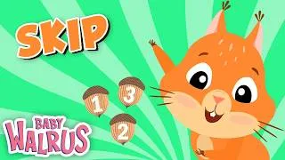 Miniature : Mes amis les animaux - Apprends à compter avec Skip l’écureuil|Série pour les bébés de 0 à 2 ans 🐿️