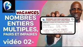 Miniature : NOMBRES ENTIERS NATURELS MULTIPLES, NOMBRES PAIRS ET NOMBRES IMPAIRS