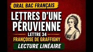 Miniature : Lettres d'une Péruvienne Analyse linéaire complète de la lettre 34 ( Oral bac français )
