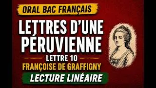 Miniature : Analyse linéaire Lettre d'une Péruvienne Lettre 10 ( Oral bac français )