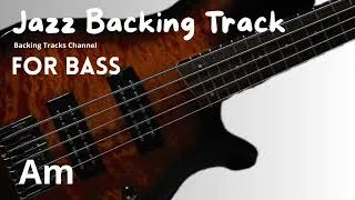 Miniature : Jazz Backing Track For Bass in A Minor