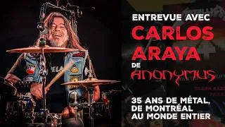 Miniature : 🥁 Épisode 13 - Carlos Araya d’Anonymus : 35 ans de métal, de Montréal au monde | Back on Track