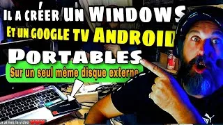 Miniature : Transformez votre disque externe en PC Windows + Google TV portable ! 🔥