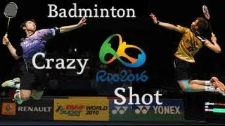 Miniature : CRAZY RALLY WITH TRICKSHOT BADMINTON OLYMPICS 2016