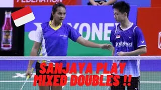 Miniature : When Kevin Sanjaya Sukamuljov Played Mixed Double