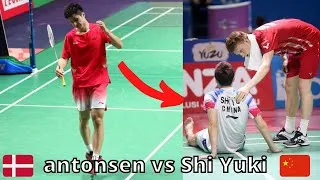 Miniature : Anders Antonsen Vs Shi Yuki - Match of future badminton OLYMPIC Champion !!