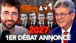 Miniature : Le premier débat présidentiel opposera Mélenchon à Retailleau, Philippe, Attal & Glucksmann.