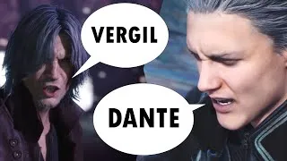 Miniature : Every time Dante says "Vergil" and Vergil says "Dante"