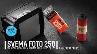 Miniature : SVEMA FOTO 250 "FILM 120 UKRAINIEN PÉRIMÉ DEPUIS DÉCEMBRE 1990" : Exposé à ISO 25