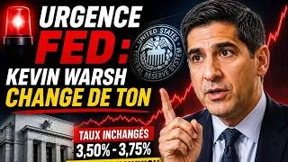 Miniature : 🚨 URGENCE FED : Kevin Warsh change de ton !
