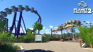 Miniature : DISCOVERY ISLAND - Ep. 3: On visite la première zone du parc ! Planet Coaster 2 | Speedbuild