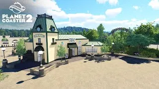 Miniature : DISCOVERY ISLAND - Ep. 2: Premier coaster et aménagement de l'entrée ! Planet Coaster 2 | Speedbuild