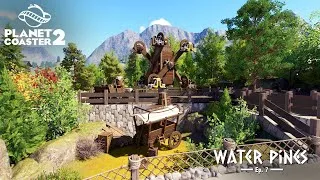 Miniature : Planet Coaster 2 | Water Pines (Ep.7) : Onride du Mine Train Intamin et construction du Nebulaz !