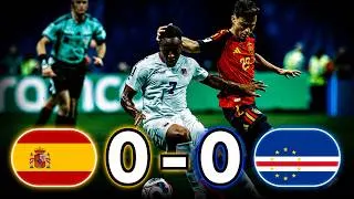 Miniature : La Roja VRAIMENT Favorite ?? Espagne 0 - 0 Cap-Vert