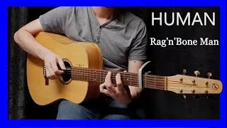 Miniature : Rag'n'Bone Man - Human | Acoustic Guitar ( Fingerstyle )