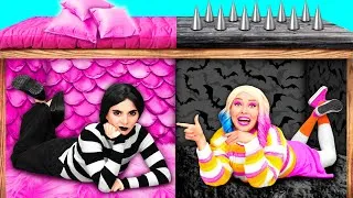 Miniature : Chambres Secrètes Sous Le Lit avec Wednesday Addams | Défis Amusants par BaRaFun Challenge