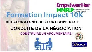 Miniature : Conduite de la négociation - Construire un argumentaire - INITIATION À LA NÉGOCIATION COMMERCIALE