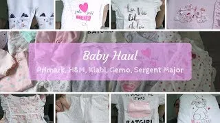Miniature : haul vêtements bébé Primark,H&M,Kiabi,Gemo,Sergent Major,...