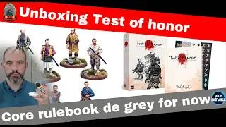 Miniature : Unboxing du Gaming Set pour Test of Honour lors du Sengoku Jidai !