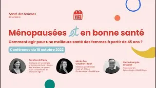 Miniature : Conférence du 18 octobre 2022 : « Ménopausée ET en bonne santé »