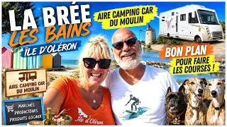 Miniature : ILE D OLERON : La Brée-les-Bains  L'aire camping-car#LaBreeLesBains #IleDOleron #CampingCar #VanLife