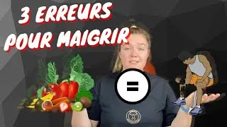 Miniature : 3 erreurs sur la Perte de Poids ‼