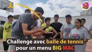 Miniature : BASKET : CHALLENGE BALLE DE TENNIS POUR UN BIG MAC