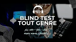 Miniature : BLIND TEST TOUT GENRE - 100 extraits (films, séries, jeux vidéo, dessins animés et TV)