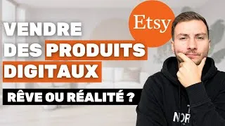 Miniature : Vendre des PRODUITS DIGITAUX sur Etsy fonctionne-t-il vraiment ? (mon retour d'expérience)
